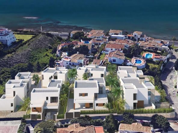Nowe domy w Las Farolas - nieruchomości Costa del Sol