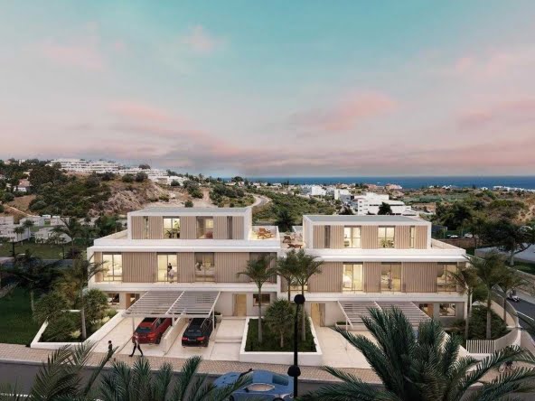 Butikowe wille na sprzedaż w zabudowie szeregowej Estepona