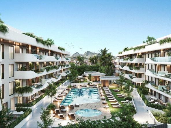 Salvia - nowy projekt apartamentów położony w popularnym mieście San Pedro de Alcantara, tuż obok Puerto Banus i zaledwie kilka minut jazdy od Marbelli.