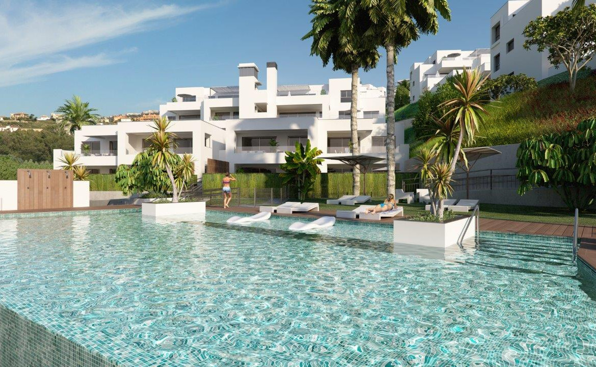 Arrecife Resort - zamknięty kompleks mieszkalny, blisko plaży w Casares Costa