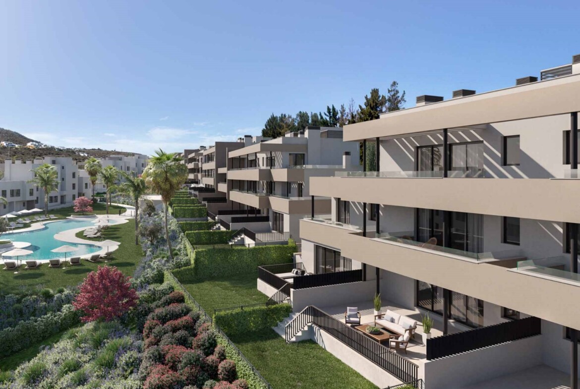 Bliss Homes – apartamenty w Casares obok Estepony w nowoczesnym kompleksie z basenem i siłownią