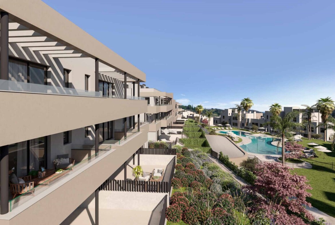 Bliss Homes – apartamenty w Casares obok Estepony w nowoczesnym kompleksie z basenem i siłownią